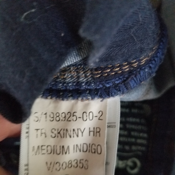 GAP HIGHRISE skinny medium indigo 25 - Picture 4 of 5